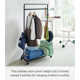 Yamazaki Home Kids Clothes Rack, Steel, Wheels | AllModern